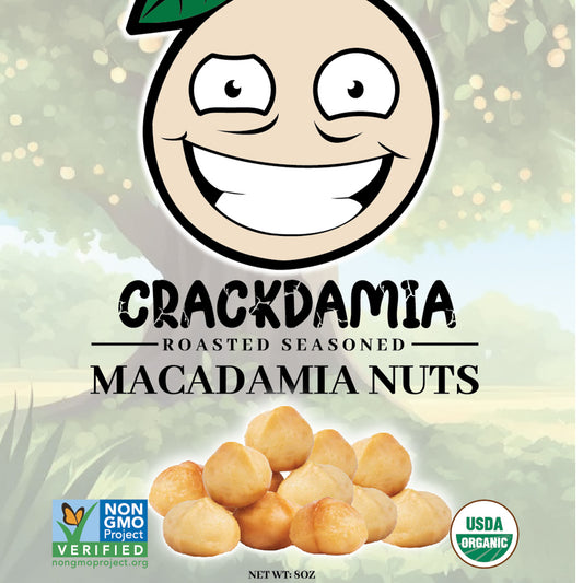 CRACKDAMIA Organic Macadamia Nuts