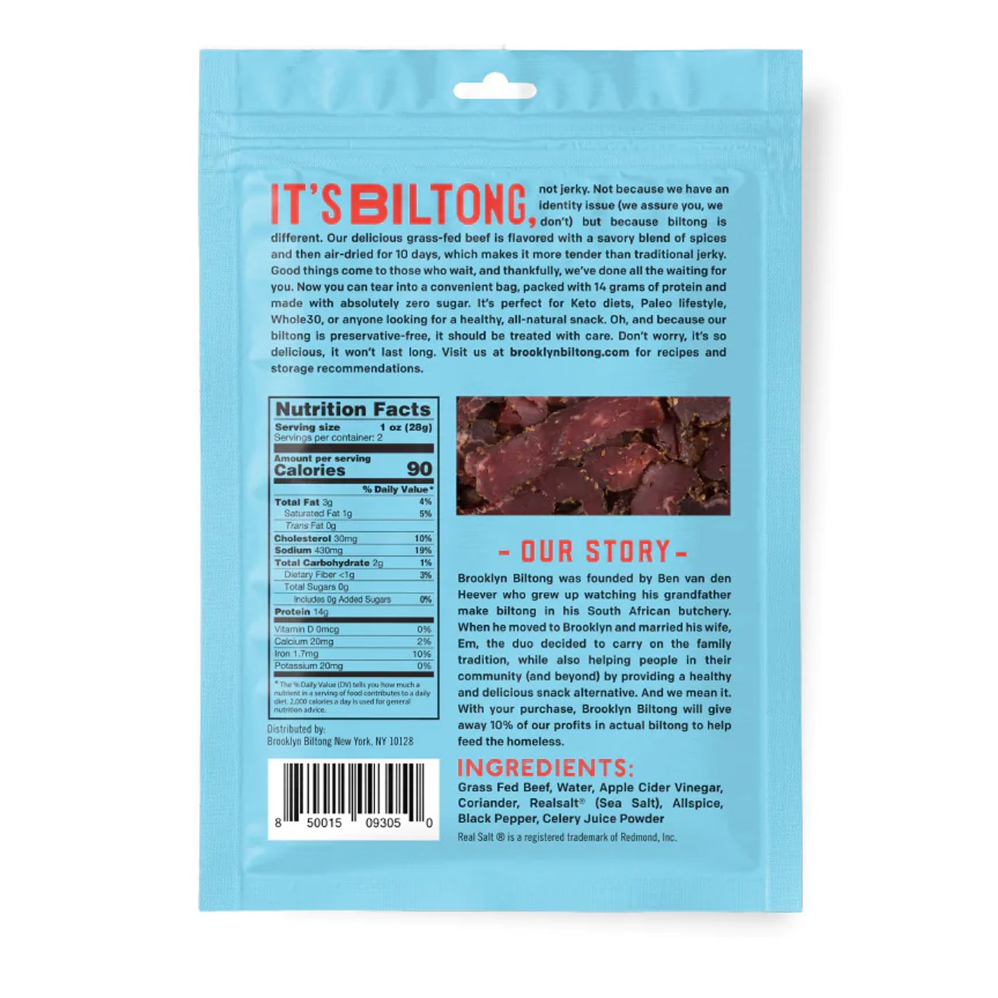 Biltong Air Dried Beef Jerky