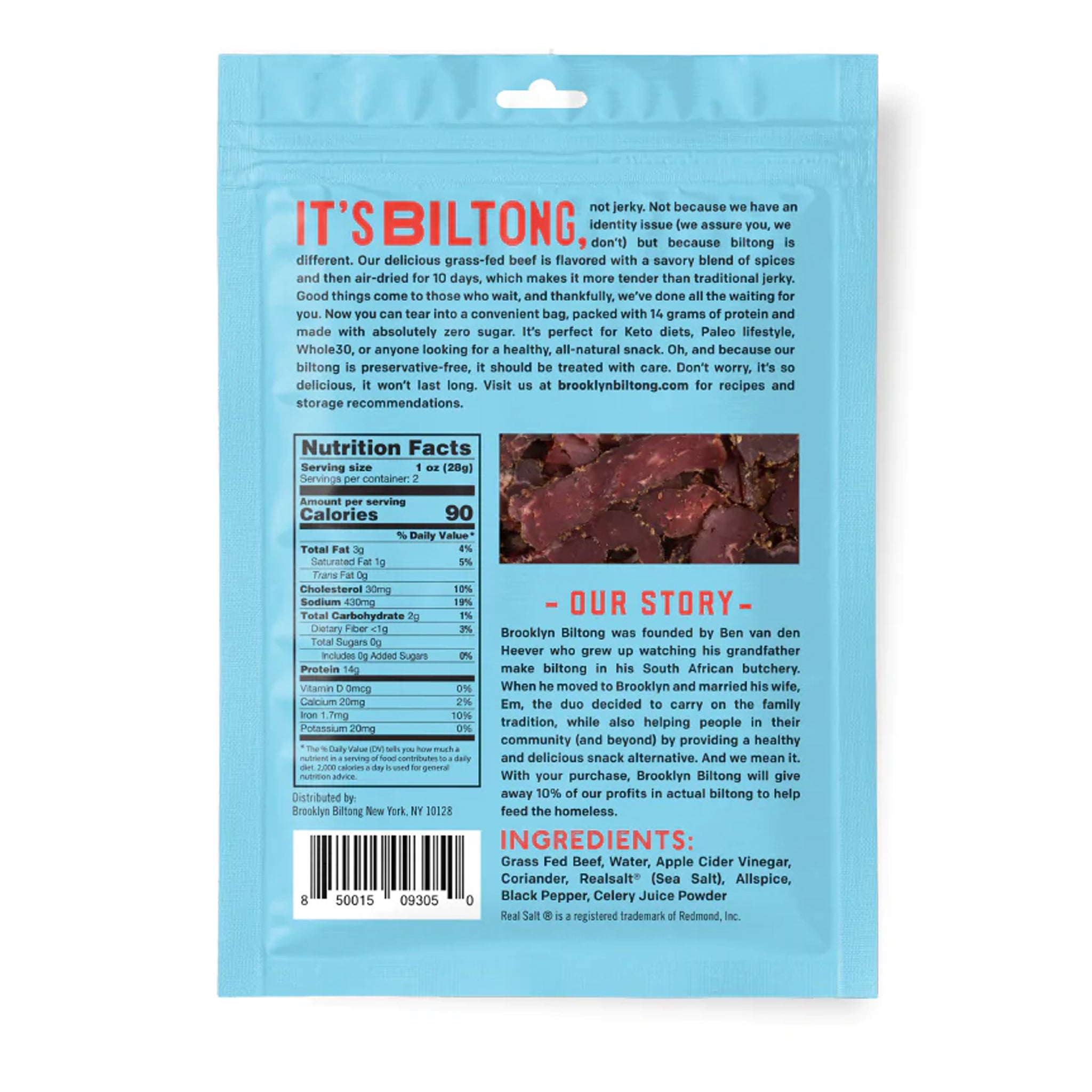 Biltong Air Dried Beef Jerky Frankie #39 s Free Range Foods